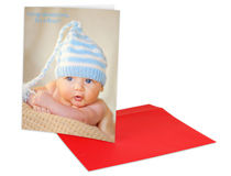 personalised a4 greeting card
