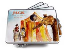 Tin Box With Hinge Lid