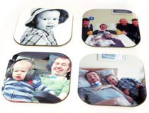 personalized photo coasters