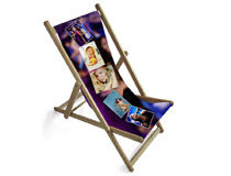 collage deck chair