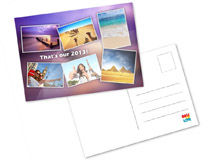 collage postcards