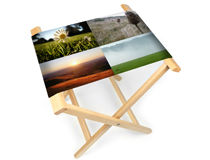 stool collage