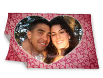 Personalised Valentines Blanket