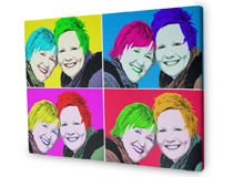 warhol pop art canvas