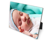 wooden photo block panel