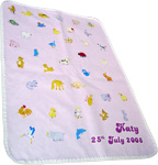 Baby-changing-mat Baby changing mat with pink pattern and text