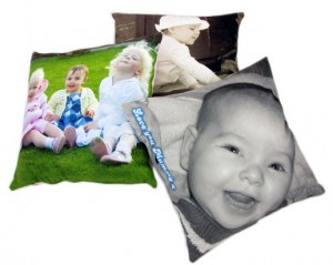 cushionsx3 Babies printed on three different cushions