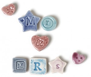 letters-with-magnets Colourful fridge magnet letters spelling out Mr and Mrs