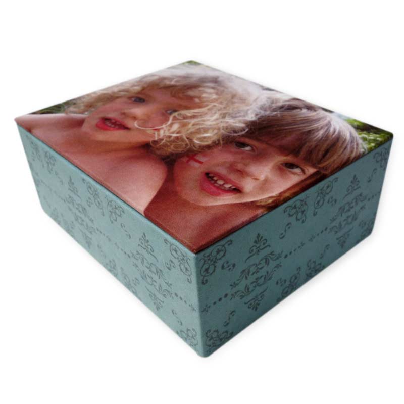 Jewellery box exterior children on jewellery box
