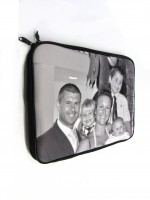 laptop bag in black and white
