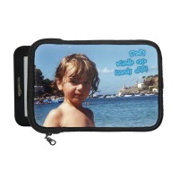 Personalised Kindle case Kindle in case with boy by the ocean and text on it