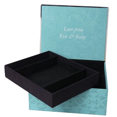 The inside of a jewellery box