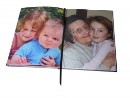 Personalised Baby Christmas gifts photo book w/ brother and grandma