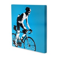Christmas gifts for fathers Che style canvas with bicycler