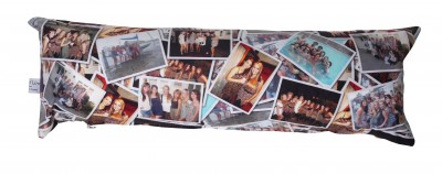 Personalised Xmas Gift Ideas sausage cushion photo montage