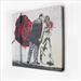 photo to banksy canvas