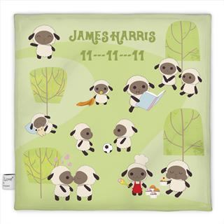 personalised baby comfort blankets night night