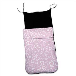 buggy bag of love pink text