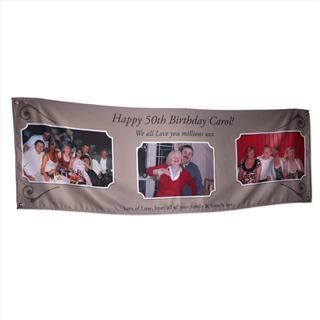 personalised photo banner