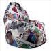 personalised photo bean bag