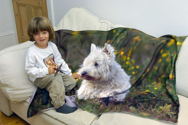 photo  blanket baby and per