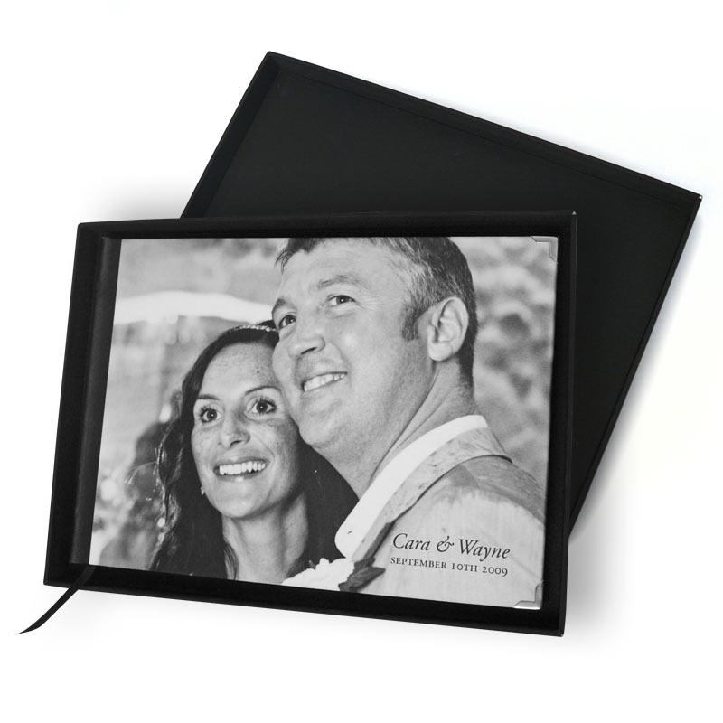  wedding photo book black and white