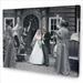 beautiful photo canvas print of wedding photo