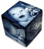 photo cube with baby photos