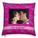 couple valentines cushion purple hearts