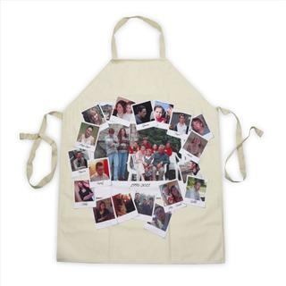 personalised photo printed apron