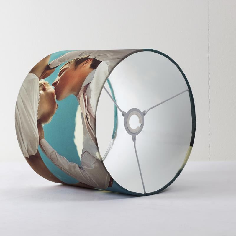 Personalised Lamp Shade UK. Custom Photo Lamp Shade Drum