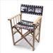 photo printed directors chair