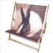 personalised photo deck chair with text