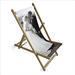 personalised wedding photo deckchair