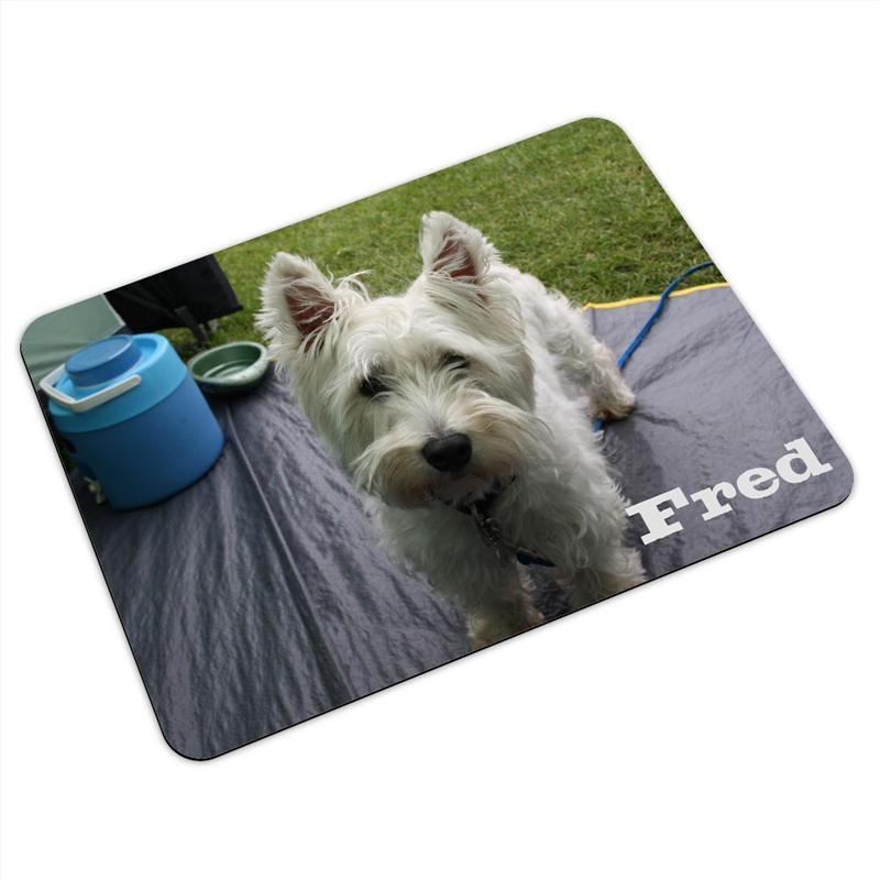 Pet Mats Personalised With Photos and Text Bags Of Love