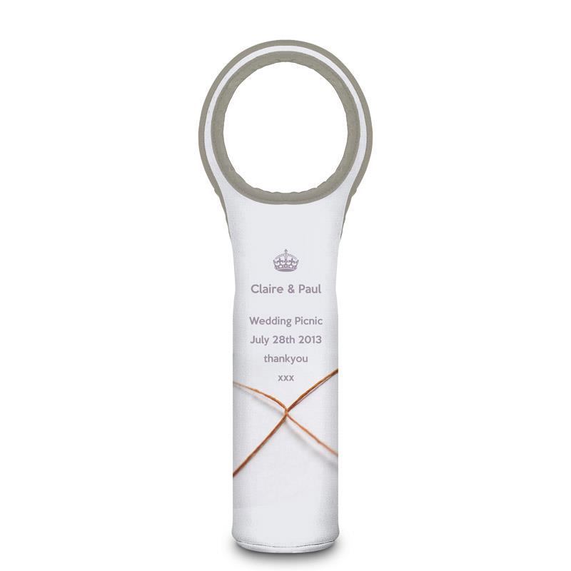 Personalised Wine Bottle Cooler Sleeve from Bags of Love