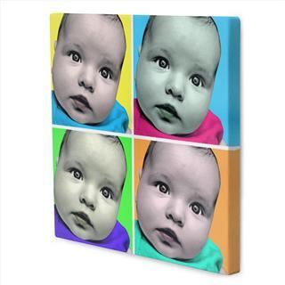 {ersonalised Warhol canvas