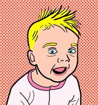 pop art photo cushion
