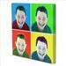 personalised Warhol canvas print