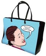 pop art on handbags