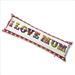 personalised bolster sausage cushion mothers day
