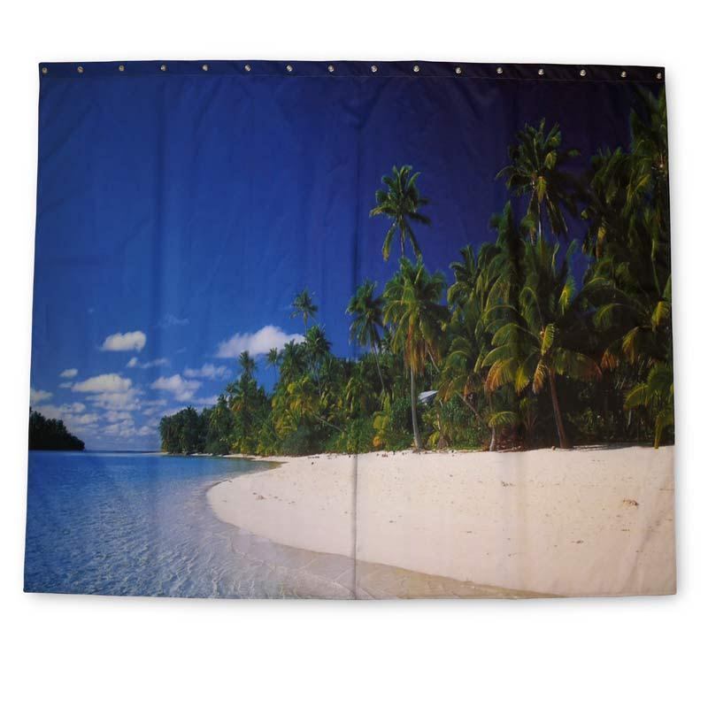 Beach Curtains For Kitchen Sand Shower Curtain