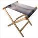 photo stool personalised with your photo canvas seat
