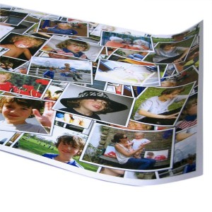 Family photos on poster print