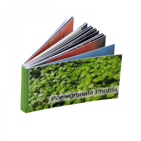 Business card book with photo on the front
