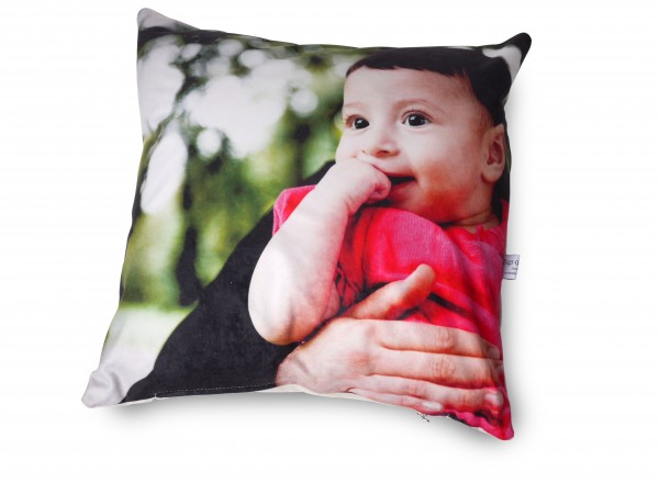 cushion with baby picture