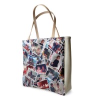 photos on shopper bag