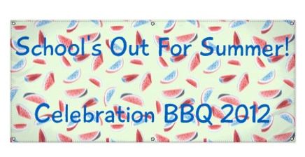 summer banner for bbq season