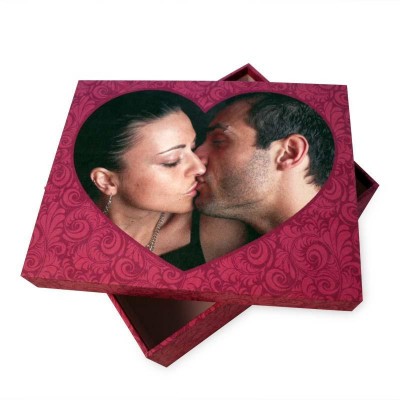 Beautiful romantic gift of personalised box of love