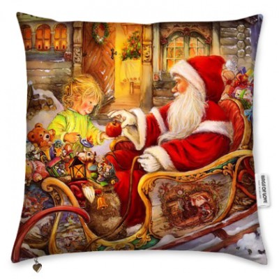 santa cushion